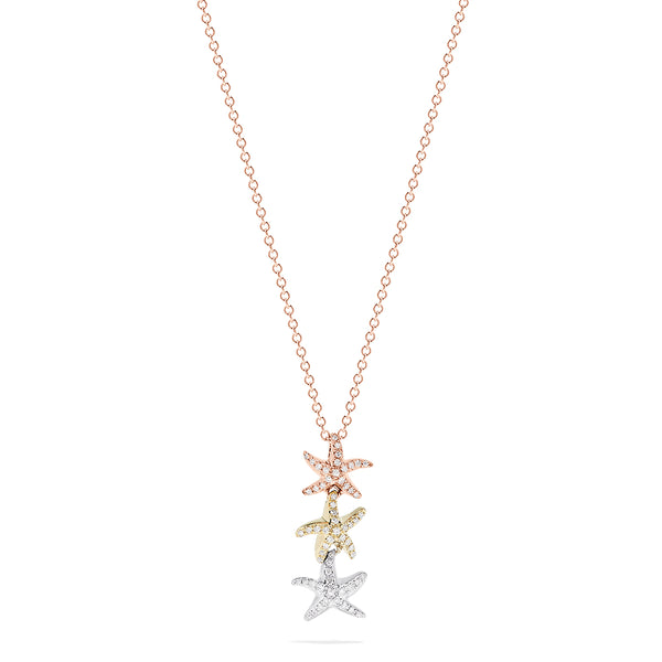 Effy Jewelry London Blue Topaz & Diamond Starfish Pendant Necklace in 14K  White Gold, 13.73 TWC-HPWCQ223MI : Amazon.ca: Clothing, Shoes & Accessories